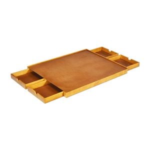 Costway Wooden Puzzle Table Jigsaw Storage Board 4-drawer 1500 Pieces