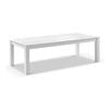 Santorini 2.5m Outdoor Rectangle Aluminium Dining Table White