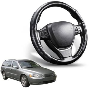 Segmented Steering Wheel Cover for Volvo V70 2000 - 2007 Mk II, Mk II Facelift