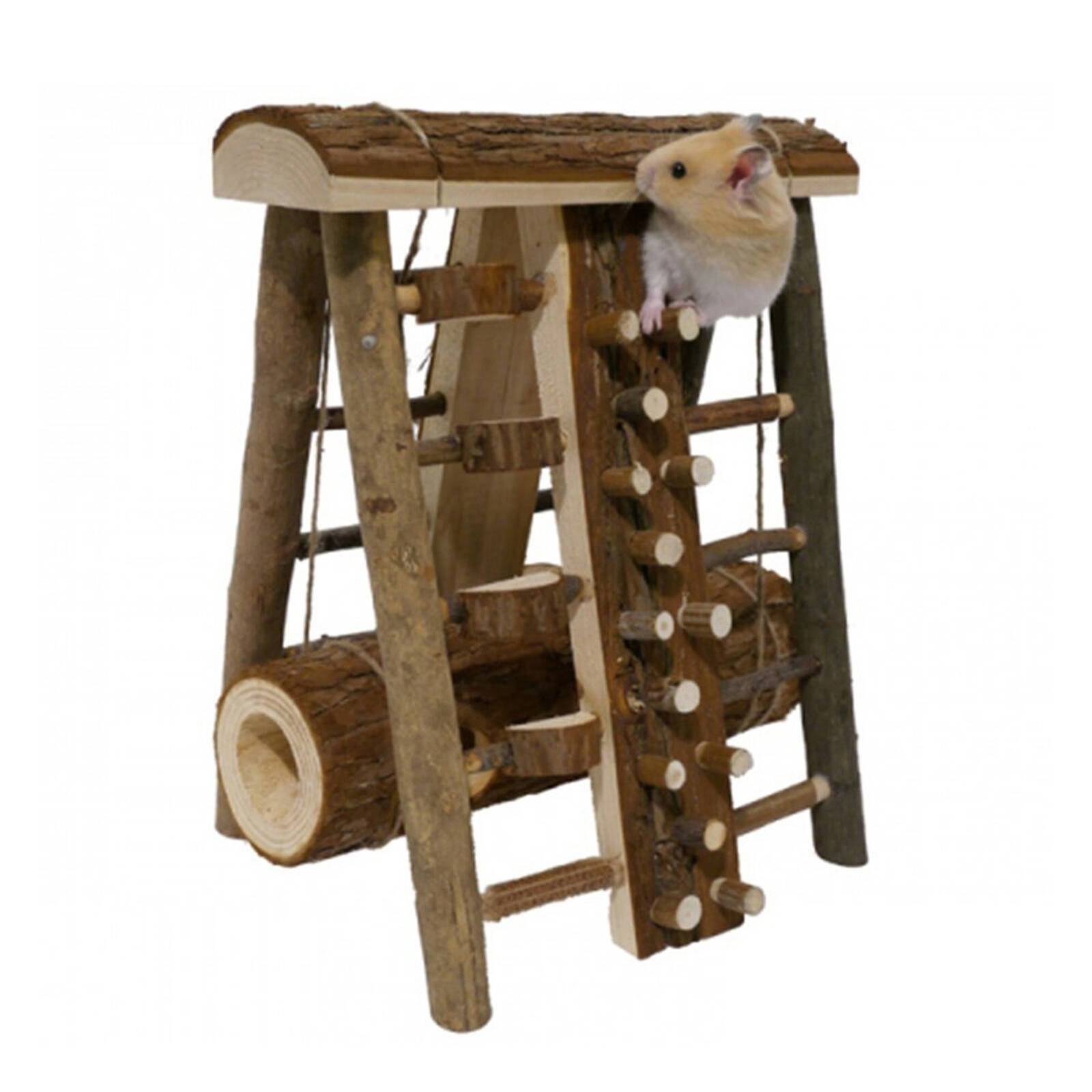 Rosewood Wooden Assault Course Hamster/Guinea Pig Activity Small