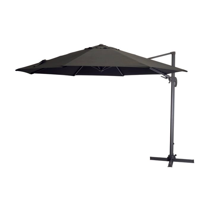 Hartman Black Capri Cantilever Umbrella