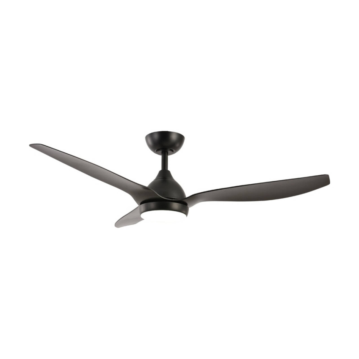 FanForce Revo Smart DC Ceiling Fan W/ LED Light & Remote 48in Black ...