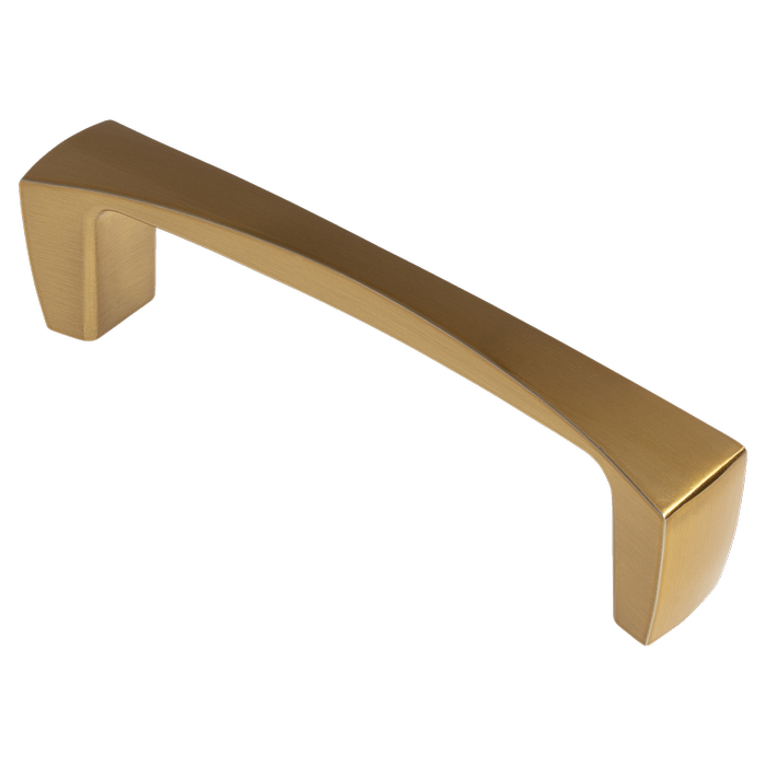 Kaboodle 96mm Brushed Amber Gold Cabo Kitchen Handle