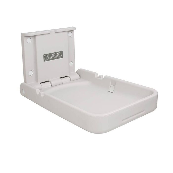 Bolero Baby Changing Station Vertical Folding Wall Mounted Plastic 450h X 550w X 860dmm Commercial Washroom