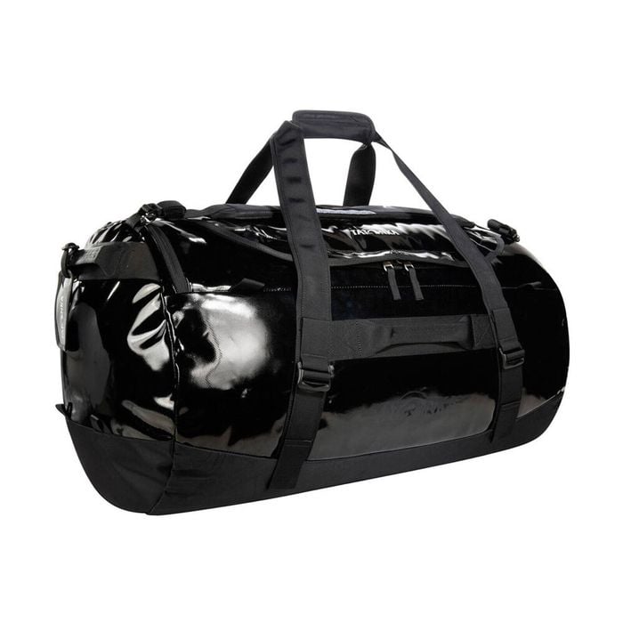 Tatonka Nylon Barrel Duffel Outdoor Travel Bag L/85L Black Gloss