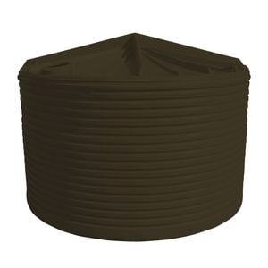 Clark Tanks 31800L Round Poly Water Tank - Bronze Olive