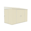 Absco Sheds 3.0 x 1.52 x 2.08m Classic Cream Three Door Bike Shed