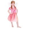 Disney Fairies Rosetta Halloween Costume with Layered Tutu Dress and Detachable Wings - Pink Colour, 4-6-YRS