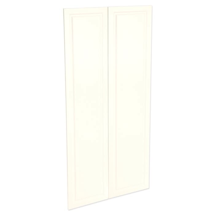 Kaboodle 900mm Antique White Heritage Pantry Doors - 2 Pack