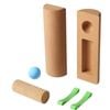 Fohoa 4-in-1 Cork Balance Board Set With Blocks, Roller, Massage Ball And Toe Bands