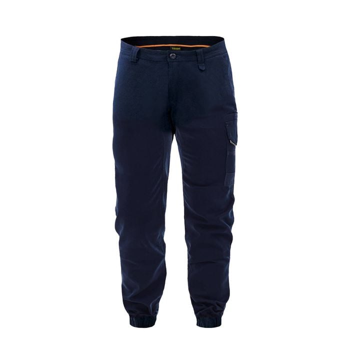 Tradie Core Navy Skinny Cuffed Pant - 102