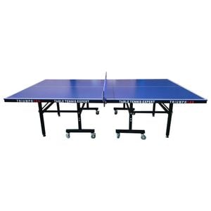 Leaf Living Sunnet Triumph 188 15mm Outdoor Waterproof Blue Foldable Solo Play Table Tennis Pingpong Table-bats Balls Net