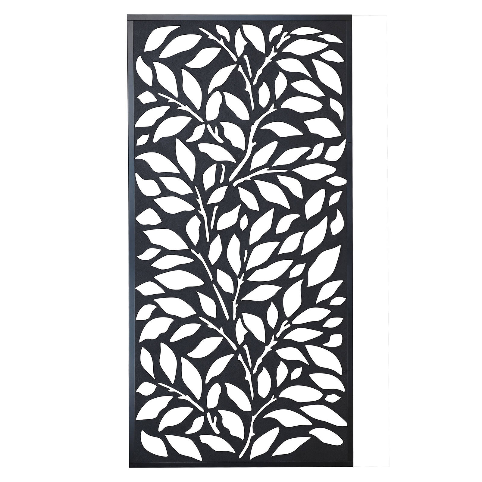 Matrix 1810 x 905 x 9mm Charcoal Jungle Décor Screen with Frame - Jungle product image