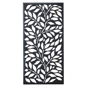 Matrix 1810 x 905 x 9mm Charcoal Jungle Décor Screen with Frame - Jungle