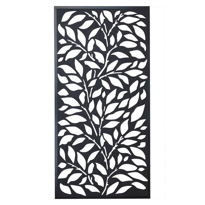 Matrix 1810 x 905 x 9mm Charcoal Jungle Décor Screen with Frame - Jungle