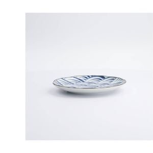 Tokyo Design Natsu Nami Porcelain Plate Blue Wave Pattern 16.5cm Gift Boxed