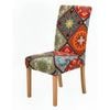 Anyseat Chair Cover Multicolor Floral Bohemian Style Elastic Slipcover Dining Decor