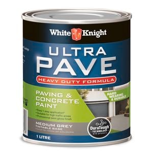 White Knight 1L Medium Grey Ultra Pave Heavy Duty Garage Floor Paint