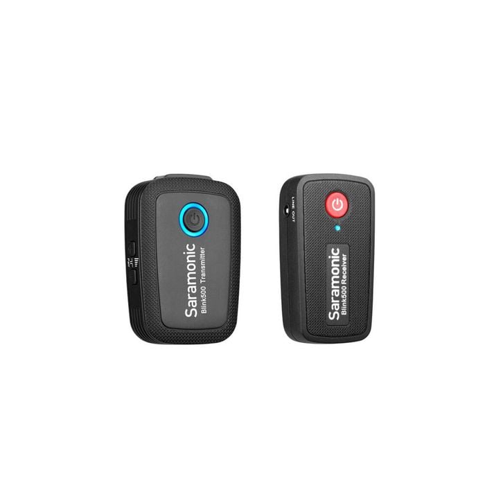 2pc Saramonic Lavalier Wireless Microphone TX/RX Kit For Camera/Phone Black