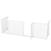 Advwin Pet Safety Gate 6 Panels Pet Playpen Enclosure Cage Child Safety Gate Playpen Barrier
