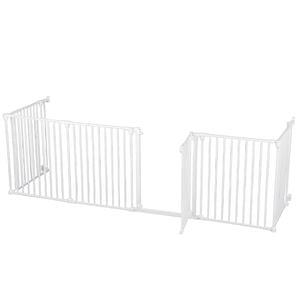 Advwin Pet Safety Gate 6 Panels Pet Playpen Enclosure Cage Child Safety Gate Playpen Barrier