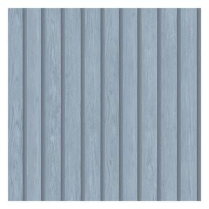 Woodslat Blue Wallpaper  53cm x 10.05m