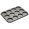 Mastercraft 35x27cm Heavy Base 12-Cup Non-Stick Macaron Pan - Black