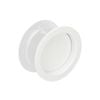 Zanda 50mm White Round Cavity Sliding Passage Set