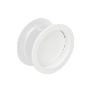 Zanda 50mm White Round Cavity Sliding Passage Set