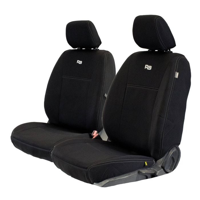 Razorback 4x4 GP4 Standard Neoprene 2x Front Seat Covers Suitable for a Ford Ranger PX II