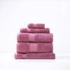 5pc Renee Taylor Brentwood Hand/Bath Towel Set Low Twist 650 GSM Cotton Rosebud