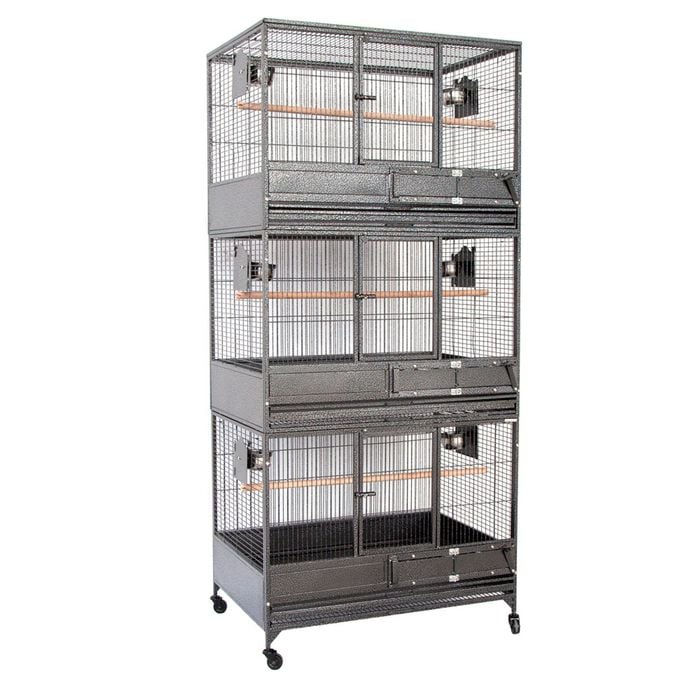 Triple Stackers Breeding Bird Parrot Cage Aviary Cockatoos Bird
