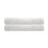 2pc Bambury Ultra soft Chateau Bath Sheet 80x160cm White Cotton Woven Home Decor
