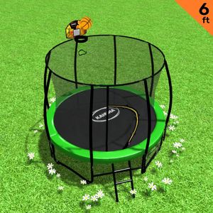 Kahuna Classic 6 ft Trampoline - Green