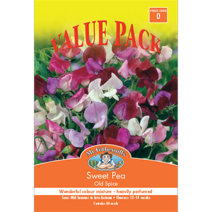 Mr Fothergill's Sweet Pea Old Spice Seeds