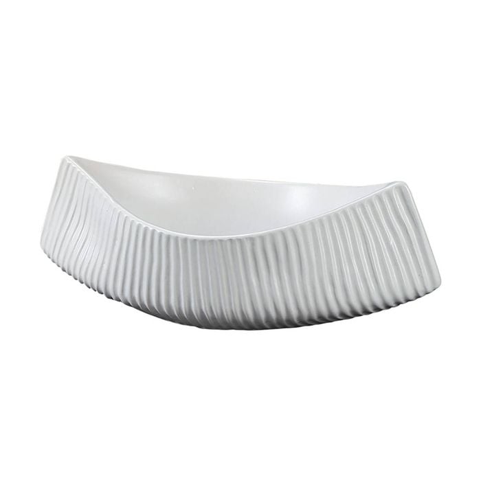 SOGA 37x12.5cm Ceramic Boat Tray