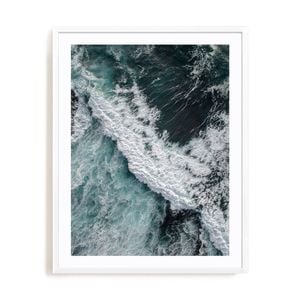 Artey | From Above 9 - Framed Print - White Frame - 55 x 70cm