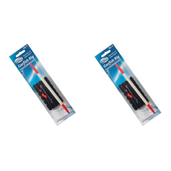 2x Jarvis Walker Garfish Rig With Chemically Sharpened Hooks & Beads