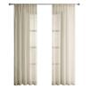 Mollers 140 x 223cm Natural Clonard Single Sheer Rod Pocket Curtain