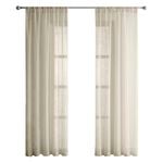 Mollers 140 x 223cm Natural Clonard Single Sheer Rod Pocket Curtain