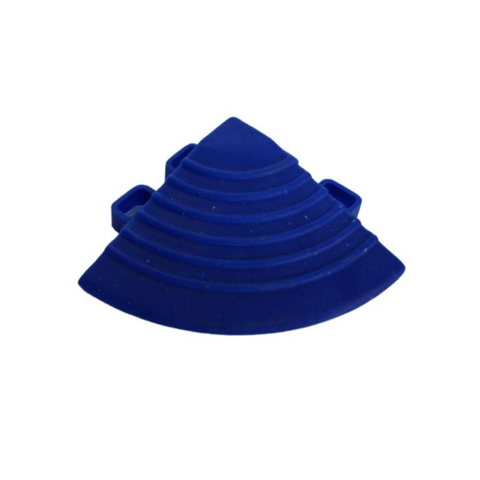 Dream Garages Australia Interlocking Garage Floor Tile Corner - Blue - 1 Piece