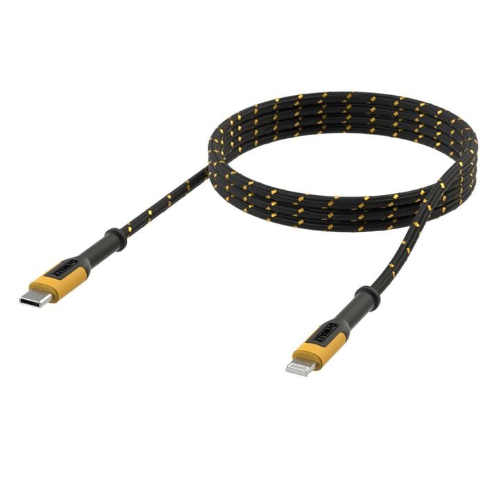 DeWALT 1.8m Lightning To Type-C Cable