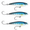 3x Rapala 7cm Saltwater X Rap SubWalk Walk the Dog Bait Fish Lures - Blue