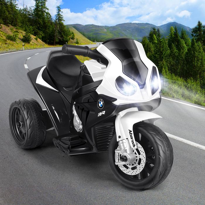 ALFORDSON Ride On Car Kids Motorbike BMW Licensed Black