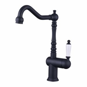 Mondella Black Maestro Lever Handle Basin Mixer WELS 4 Star 7.5L/min