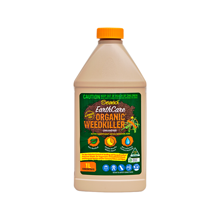 Seasol 1L EarthCare Organic Weedkiller Concentrate