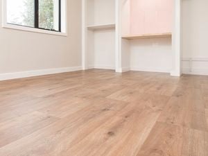  Vinyl floor in a room
