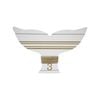 LVD Cape 61cm Timber Whale Tail Wall Hanging Art - White/Brown