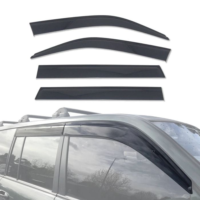 AUSGO Injection Weather Shields for Lexus LX470 1998-2007 Weathershields Window Visors Wind Deflectors