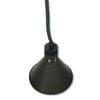 F.e.d Pull Down Heat Lamp Black 270mm Round  - Heat Lamps (hywbl08)